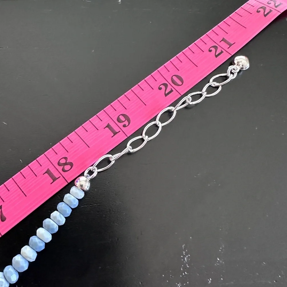 Blue Opal beaded Necklace by Jay King - Picture 8 of 8